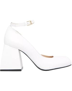 NODALETO Court Shoes - White