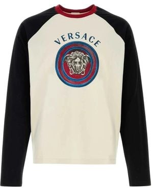 Versace Cotton T-Shirt - Blau