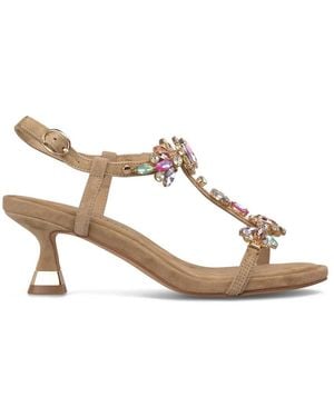 Alma En Pena. High Heel Sandals - Metallic