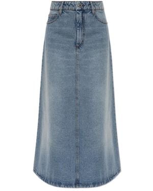 Ami Paris Blauwe Denim Rok