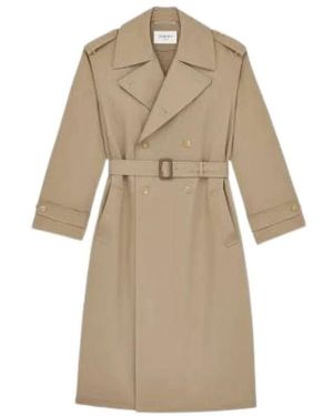 Saint Laurent Trench Coats - Neutro