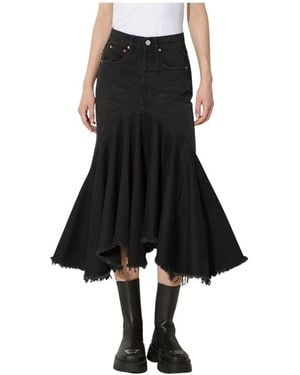 Vetements Denim Skirts - Nero