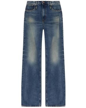 R13 Straight Jeans - Bleu
