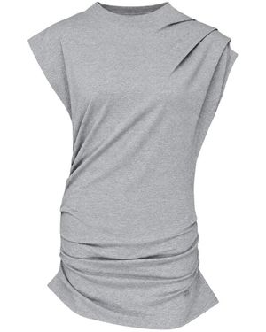 Ganni Sleeveless Tops - Gris