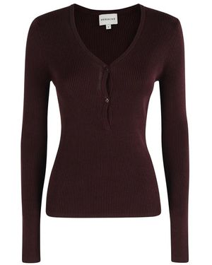 Birgitte Herskind V-Neck Knitwear - Bruin
