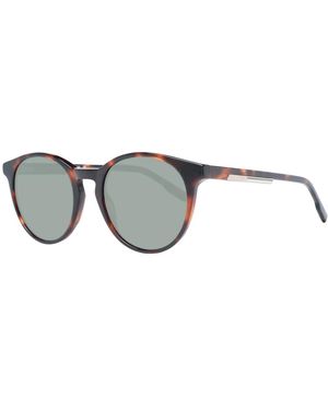 Hackett Accessoires ,Bruin ,Ronde Zonnebril - Grijs
