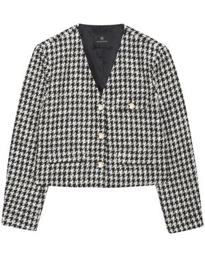Anine Bing Tweed Jackets - Black