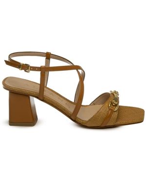 Albano High Heel Sandals - Metallic