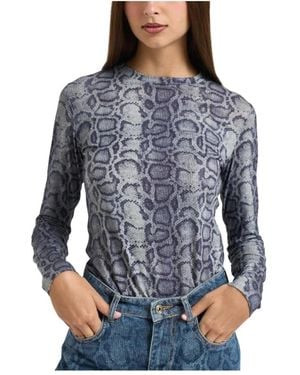 Liu Jo Long Sleeve Tops - Azul