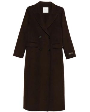Ermanno Scervino Double-Breasted Coats - Negro