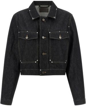 Lemaire Denim Jackets - Negro