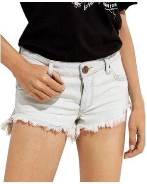 One Teaspoon Denim Shorts - Black