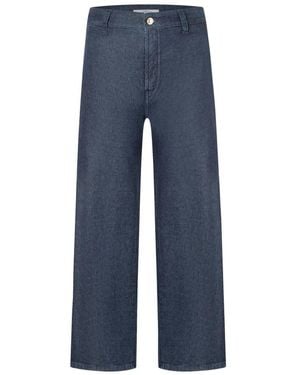 Cambio Wide Jeans - Bleu
