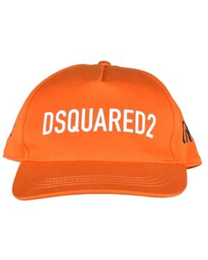 DSquared² Cotton Hats - Orange