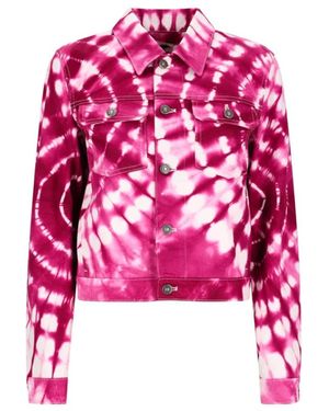 Dior Jassen ,Veelkleurig ,Denim Jacket - Roze