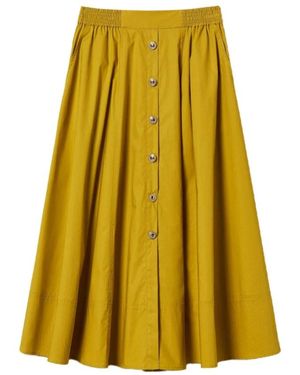 Twinset Midi Skirts - Yellow