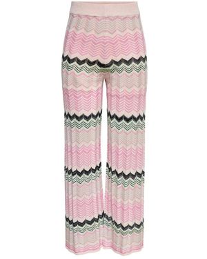 ONLY Anica life glitter pants cs knt - Rosa