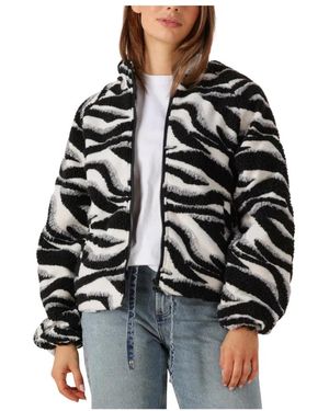 Another Label Jassen ,Zwart ,Wol Zwarte Sari Jas Voor Vrouwen