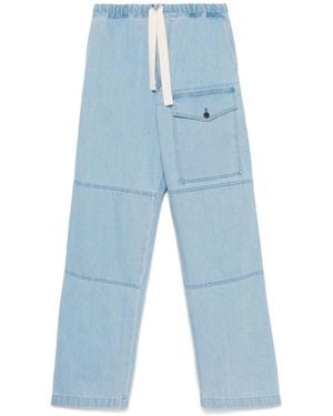 Dries Van Noten Straight Jeans - Azul