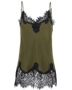 Gold Hawk Sleeveless Tops - Vert
