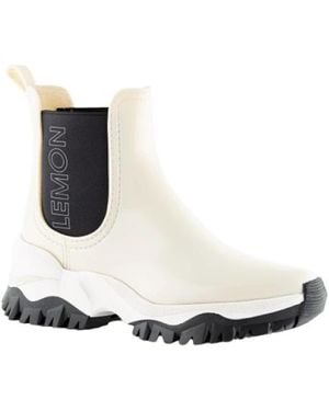 Lemon Jelly Winter Boots - White