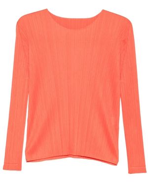 Issey Miyake Tops ,Rood ,Polyester Monthly Colors February - Roze