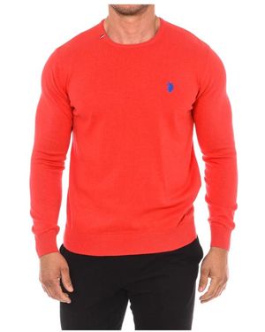 U.S. POLO ASSN. Round-Neck Knitwear - Red