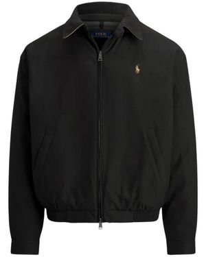 Polo Ralph Lauren Jassen ,Zwart ,Geweven Twill Windjack