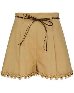 Zimmermann Korte Broeken ,Bruin ,Short Shorts - Naturel