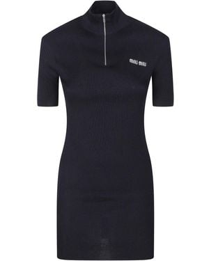 Miu Miu Short Dresses - Azul