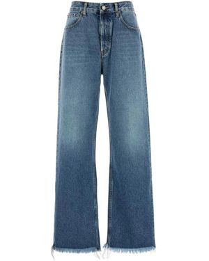 Alessandra Rich Straight Jeans - Blu