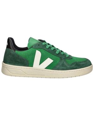 Veja V-10 Sneakers - Groen