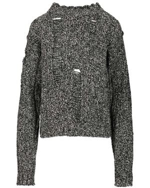 DURAZZI MILANO Round-Neck Knitwear - Gris
