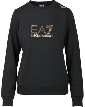 EA7 Felpa Sottile Sweatshirt - Zwart