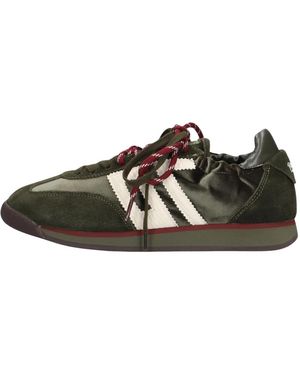 Back70 Schoenen ,Groen ,Suède Back 70 Sneakers Rocket Groen - Bruin