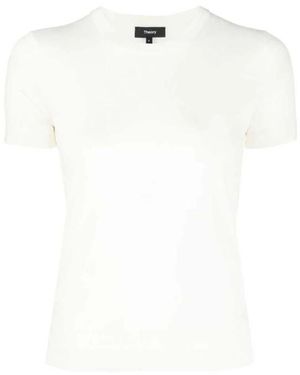 Theory Round-Neck Knitwear - Blanco
