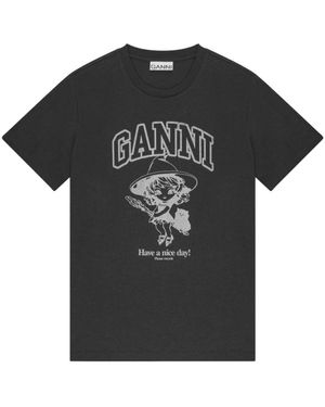 Ganni T-Shirts - Nero