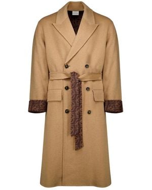 Drole de Monsieur Double-Breasted Coats - Brown