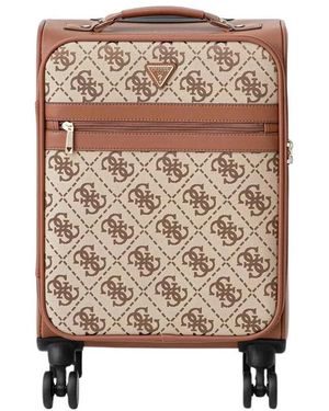 Guess Audrey Logo 18 Zoll 8-Rollen-Trolley - Braun