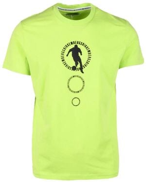 Bikkembergs Baumwoll elasthan t-shirt - Grün