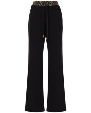 Roberto Cavalli Wide Trousers - Nero