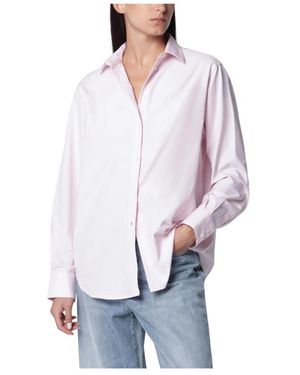 Rohe Overhemden ,Roze ,Katoen Classic Fit Shirt - Paars