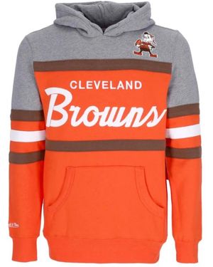 Mitchell & Ness Hoodies - Orange