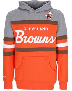 Mitchell & Ness Hoodies - Orange