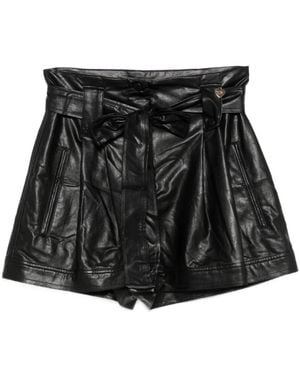 Twinset Short Shorts - Negro