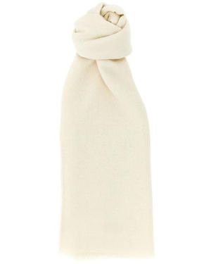 Max Mara Winter Scarves - White