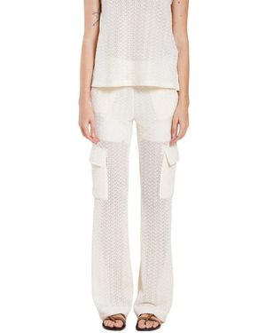 Mason's Wide Trousers - Natural