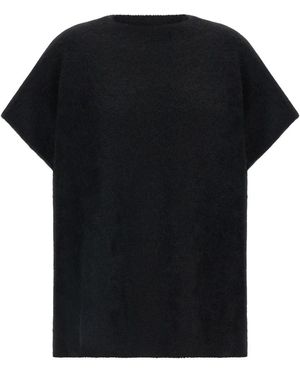 Nude Round-Neck Knitwear - Negro