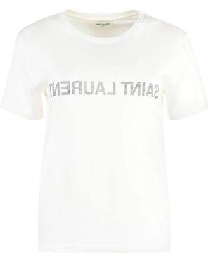 Saint Laurent T-Shirts - Wit