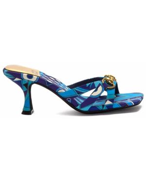 Jeffrey Campbell Heeled Mules - Bleu